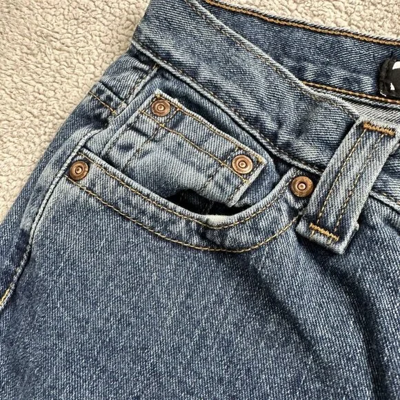 Rockies Women's Relaxed Low Rise Western Denim Jeans Size 4 L Tall Blue - Picture 4 of 13